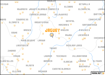 map of Jaguey