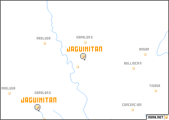 map of Jaguimitan