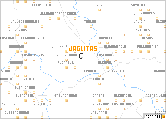 map of Jagüitas