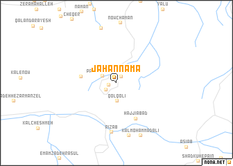 map of Jahān Namā