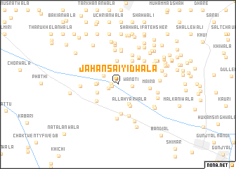 map of Jahān Saiyidwāla