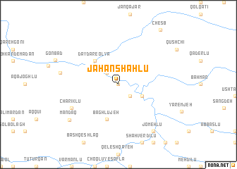 map of Jahānshāhlū