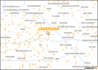 map of Jahān Shāh