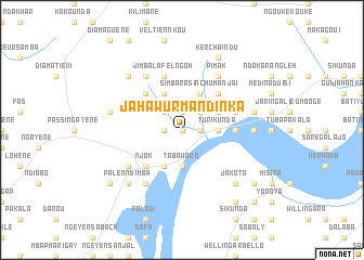 map of Jahawur Mandinka