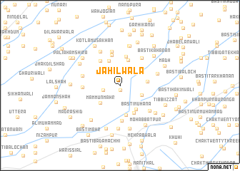 map of Jāhilwāla