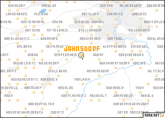 map of Jahnsdorf