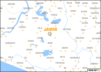map of Jaiama