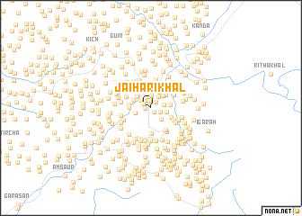 map of Jaiharīkhāl