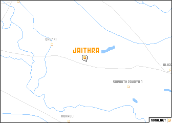 map of Jaithra