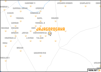 map of Jaja Gorogawa