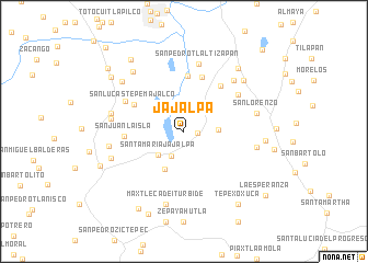 map of Jajalpa