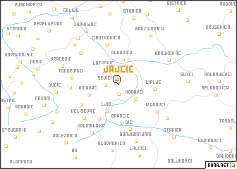 map of Jajčić