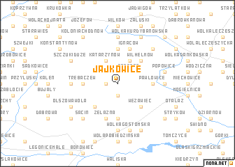 map of Jajkowice