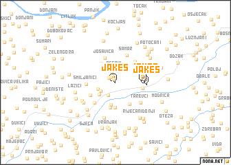 map of Jakeš