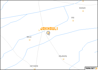 map of Jakhauli