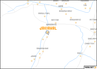 map of Jakiawāl