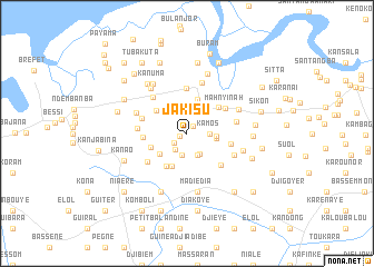 map of Jakisu