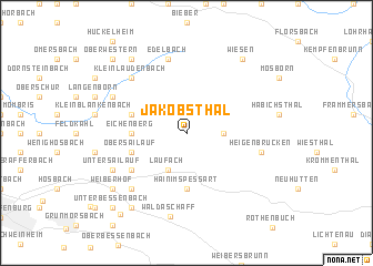 map of Jakobsthal