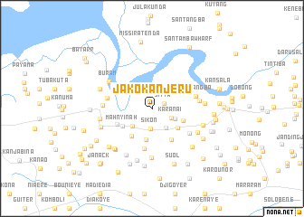 map of Jako Kanjeru