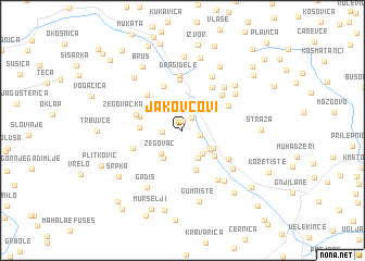 map of Jakovčovi