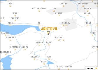 map of Jaktøya