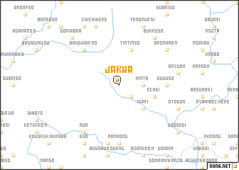 map of Jakwa