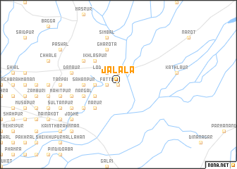 map of Jalāla