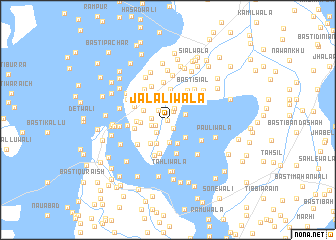 map of Jalālīwāla
