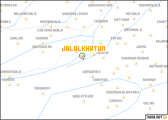 map of Jalāl Khātūn