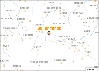 map of Jalancagak