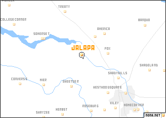 map of Jalapa