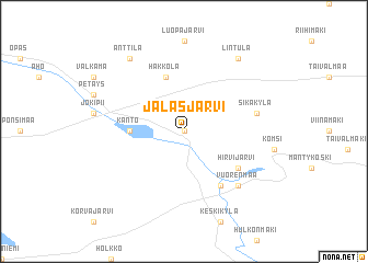 map of Jalasjärvi