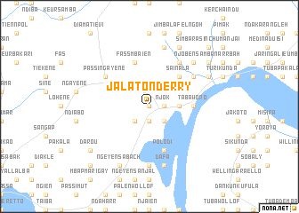 map of Jalato Nderry
