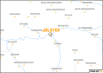 map of Jalāyer