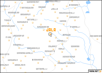 map of Jāla