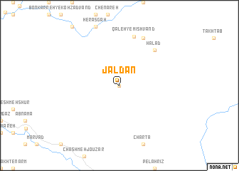 map of Jaldān