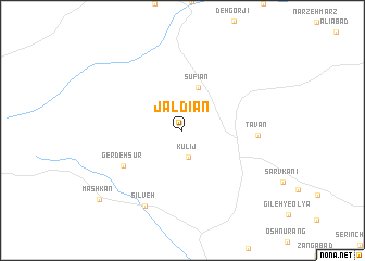 map of Jaldīān