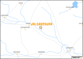 map of Jālgaon Supa