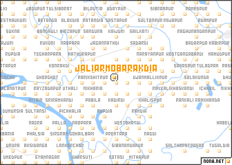 map of Jāliār Mobārakdia