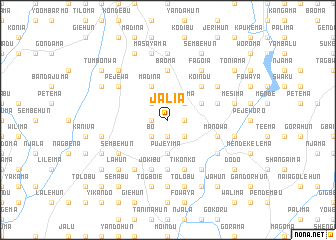 map of Jalia