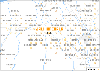 map of Jalīkān-e Bālā