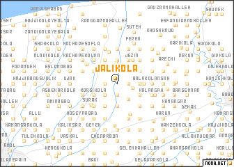 map of Jālī Kolā