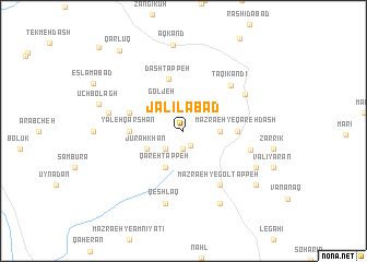 map of Jalīlābād