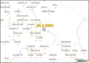 map of Jalīlābād