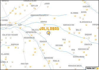 map of Jalīlābād