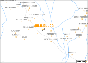 map of Jalīl ‘Awwād