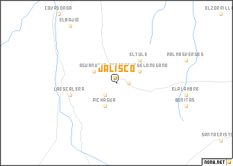 map of Jalisco