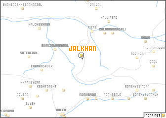 map of Jal Khān
