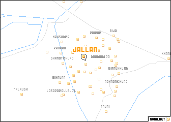 map of Jallān