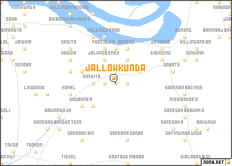 map of Jallow Kunda